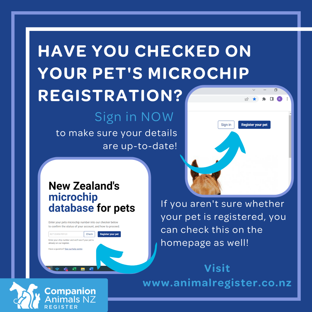 Companion shop pet registration